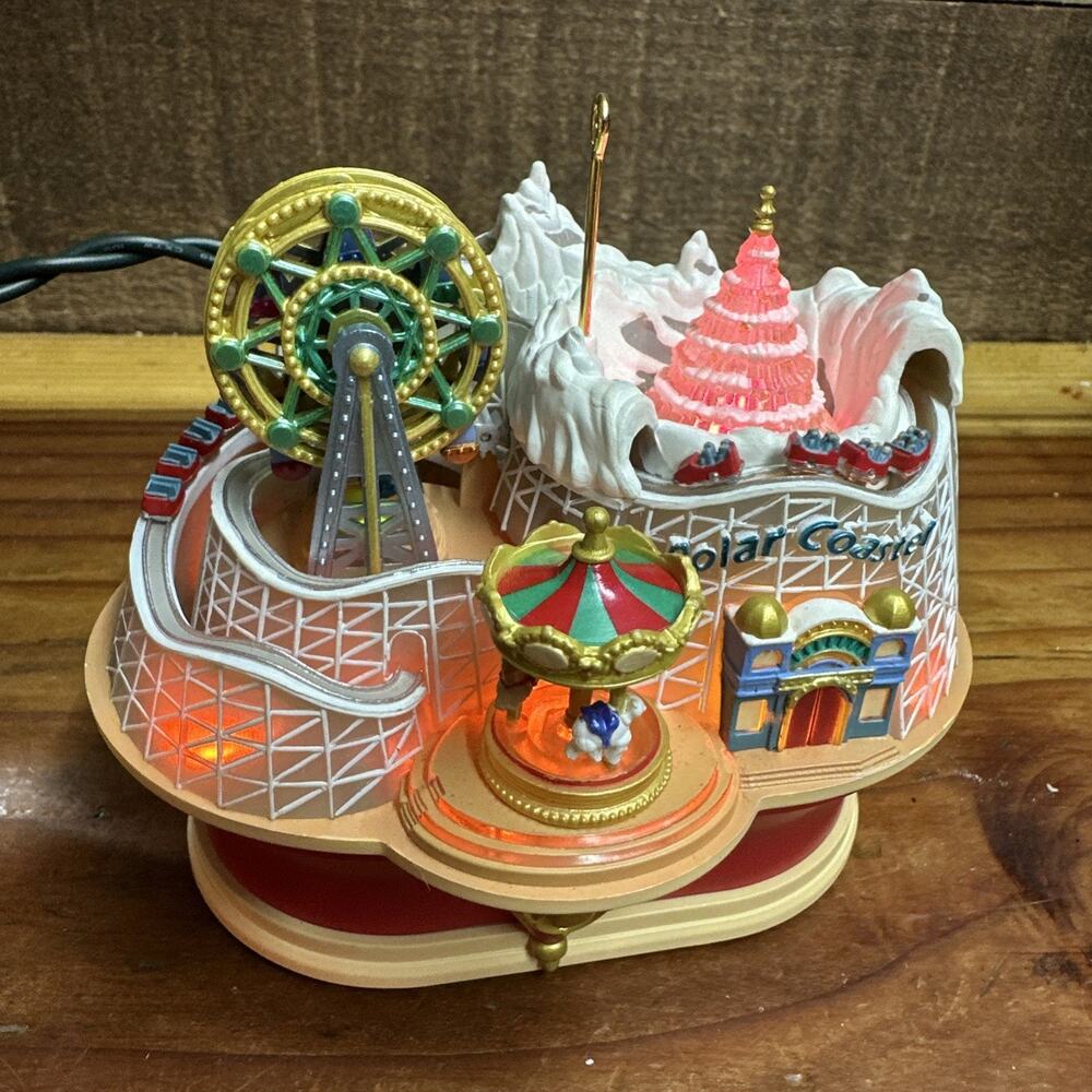 Hallmark Keepsake Polar Coaster Magic Ornament Movement Lights Christmas In Box